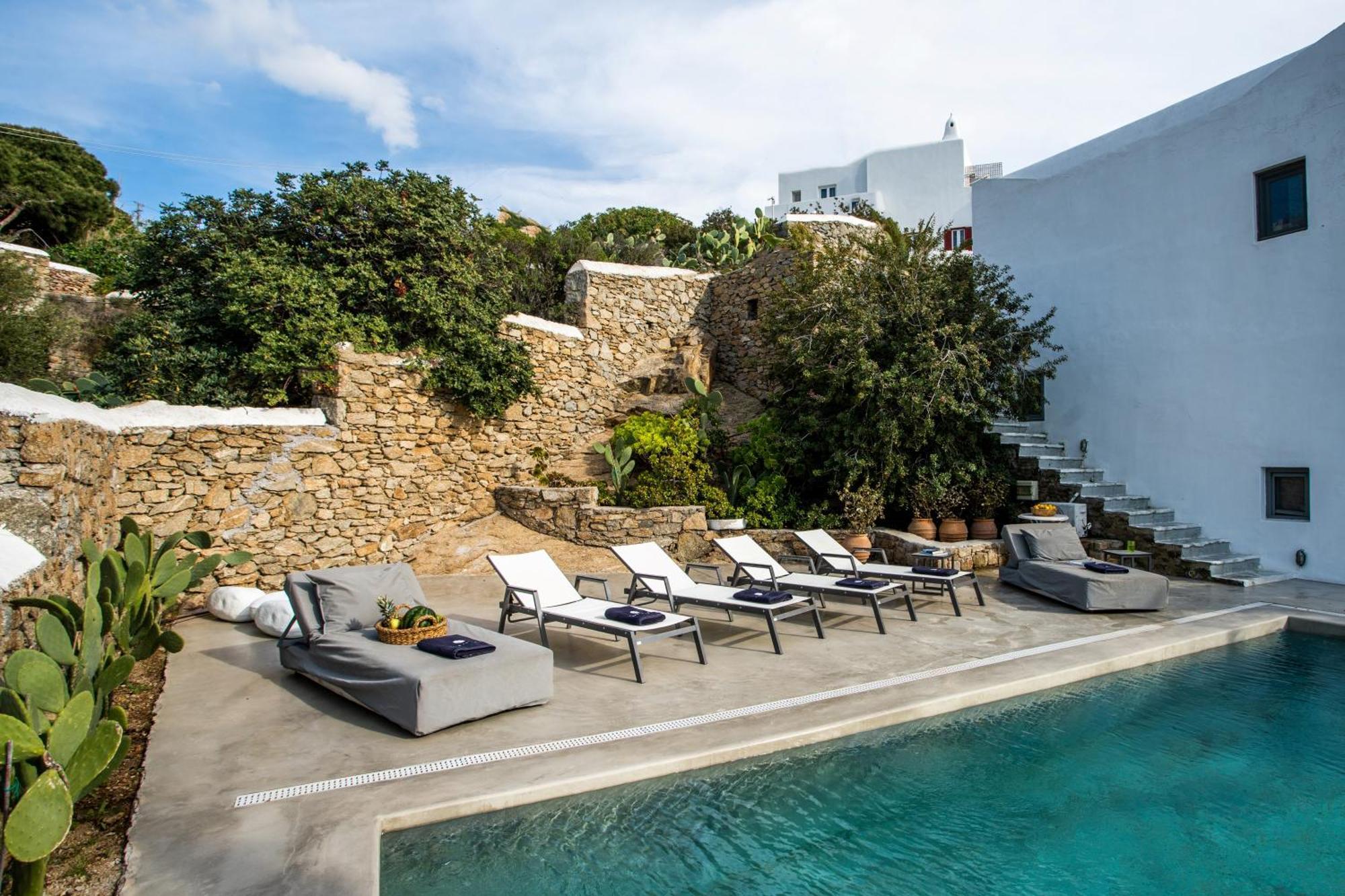Villa Opal By Mykonos Rocks Mykonos Town Exteriör bild